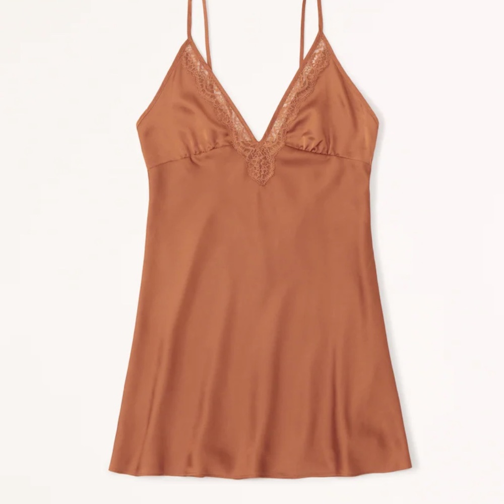 Abercrombie & Fitch Satin Nightie Pajamas L